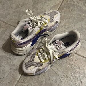 Puma Women's Sneakers - White, Purple, Yellow